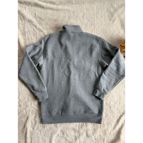 Columbia Gray Pullover 1/4 Zip Size M - Picture 2 of 5